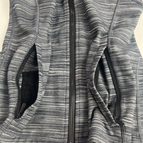 Lululemon Hooded Define Jacket Womens Sz6 W4BF8S Nulu Mini Space Dye Herringbone - Picture 15 of 16